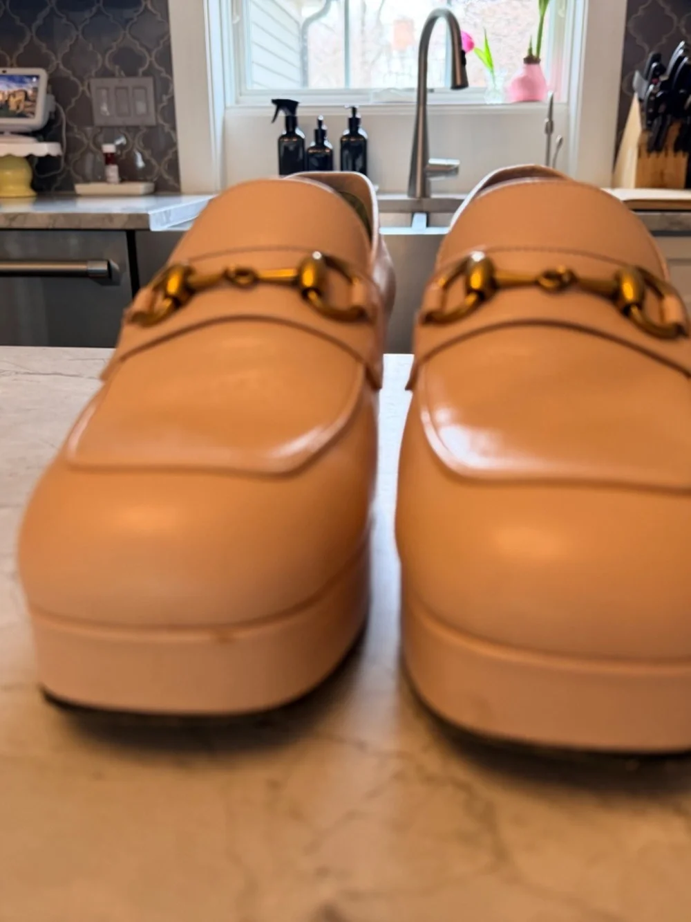 Gucci Horsebit Leather Platform Loafers - Picture 9 of 15